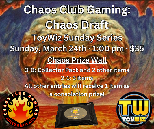 Unleash the Chaos: ToyWiz Hosts First-Ever Chaos Club Gaming Chaos Draft!