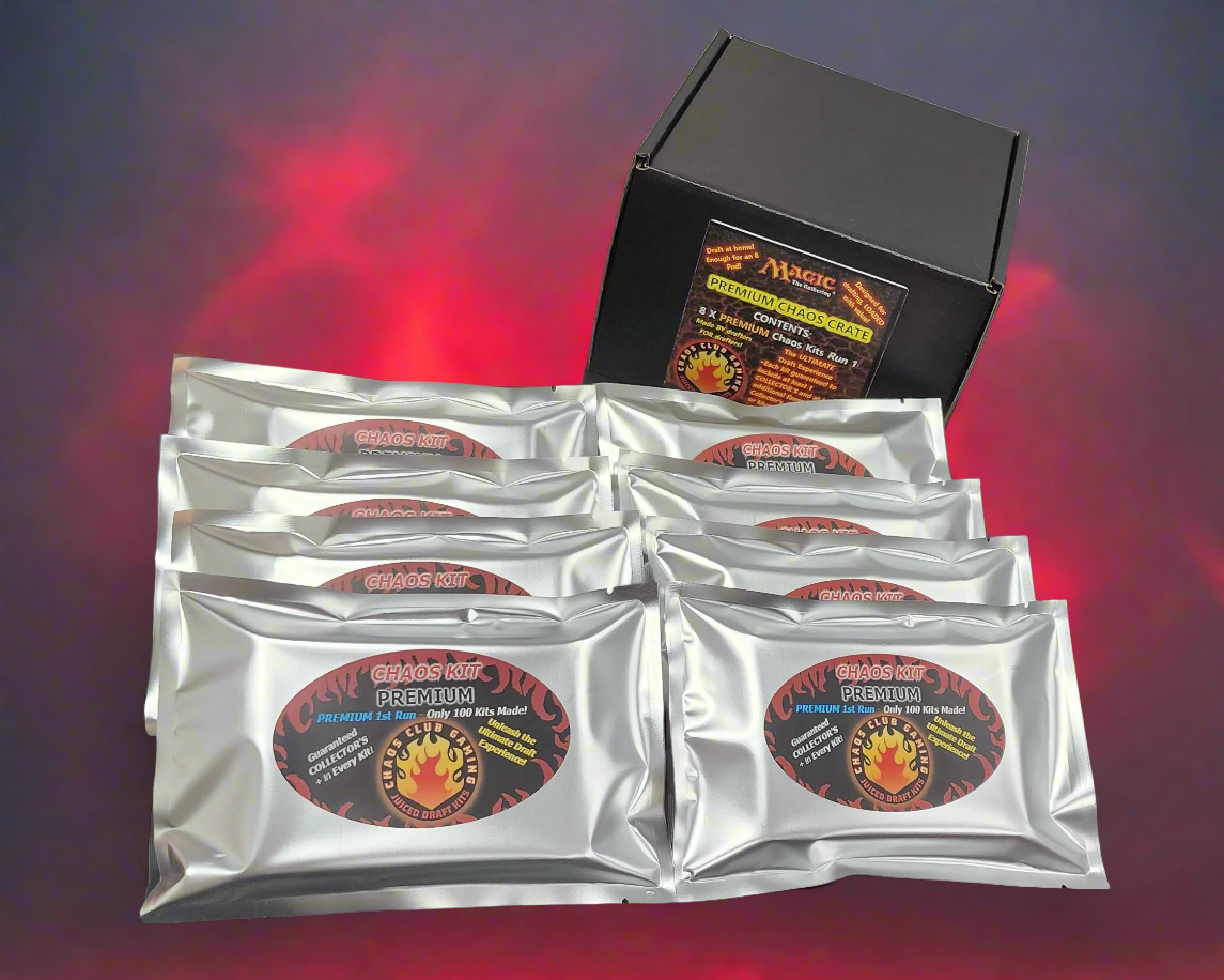 Chaos Crate PREMIUM - 8x Chaos Kits Premium Run 1 – Chaos Club Gaming Chaos Crate PREMIUM - 8x Chaos Kits Premium Run 1 – Chaos Club Gaming